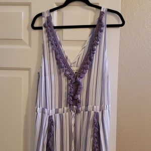 Vintage Havana swim cover up or jumpsuit large